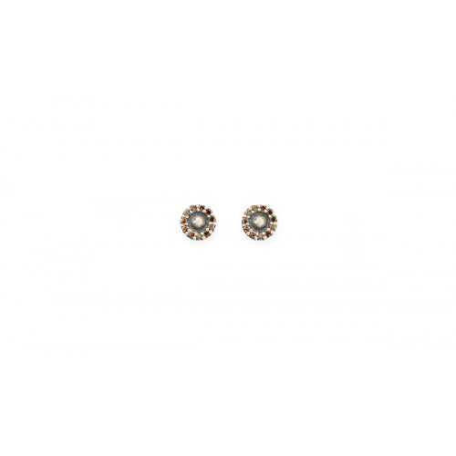 BROWN SUNFIELD EARRINGS - PE063977