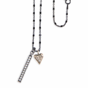 COLLAR PLATADEPALO - BN004B