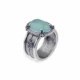 CHALCEDONY PLATADEPALO RING - WR066X T/14