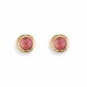 PENDIENTES PLATADEPALO TURMALINA ROSA - WE141X