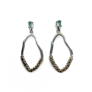 PENDIENTES TOP SILVER - PE7004PC