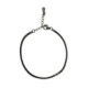 BLACK TOP SILVER BRACELET - PU7071PN BLACK TOP SILVER BRACELET - PU7071PN