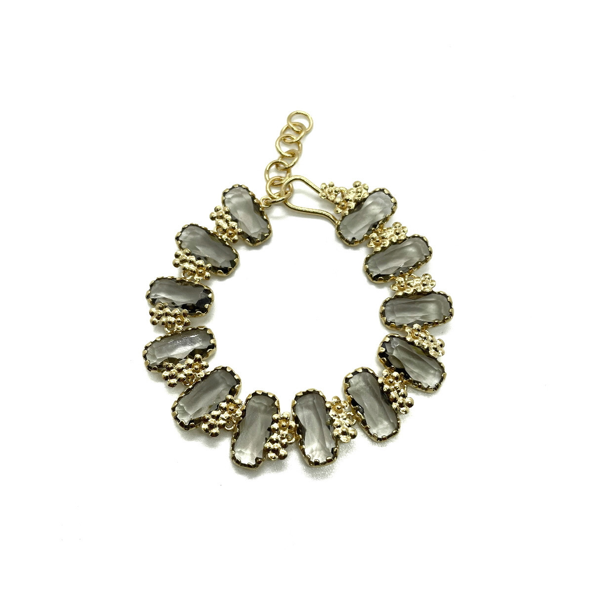 PULSERA SARA SOUSA CUARZO FUME - PL.JANE2.34PL