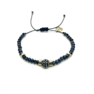 PULSERA TOP SILVER AZUL - PU6730PBOA