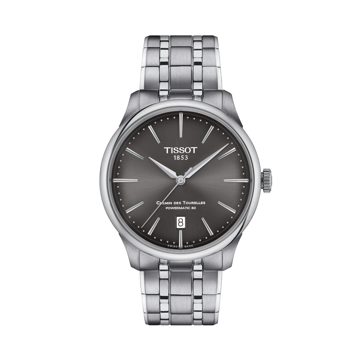 RELOJ TISSOT CHEMIN DES TOURELLES POWERMATIC 80 39 MM - T1398071106100