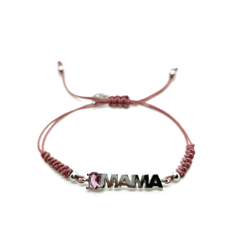 PULSERA TOP SILVER MAMA ROSA - PU7092PMAR