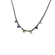 NATURAL STONES SILVER NECKLACE