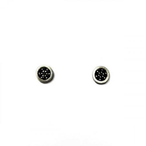 PENDIENTES SUNFIELD NEGRO - PE063976