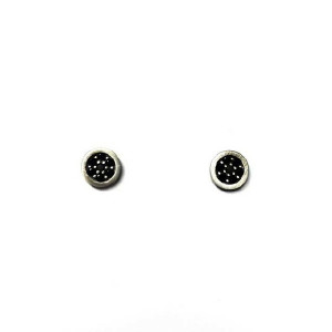 BLACK SUNFIELD EARRINGS - PE063976