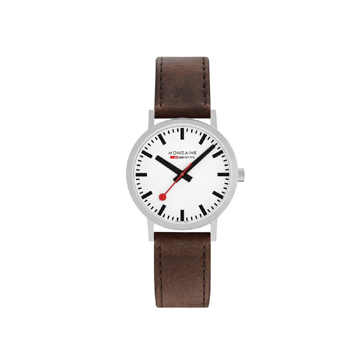 RELOJ MONDAINE SBB CLASSIC - ACERO PULIDO (40MM) - M6603036011SBGV