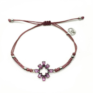 ROSE TOP SILVER BRACELET - PU7120PMAR