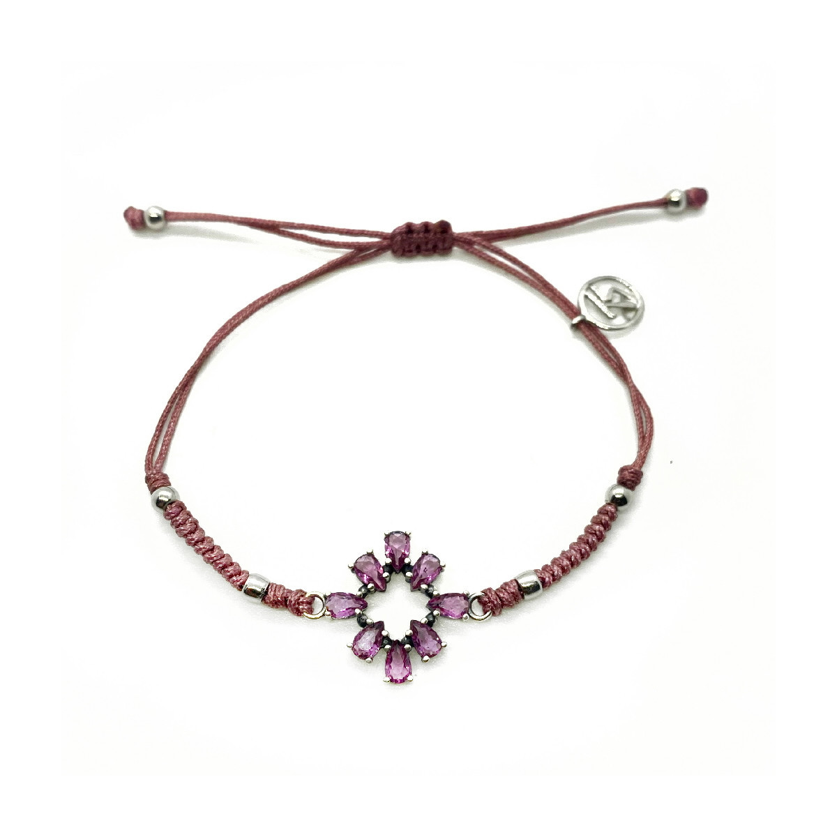 PULSERA TOP SILVER ROSA - PU7120PMAR
