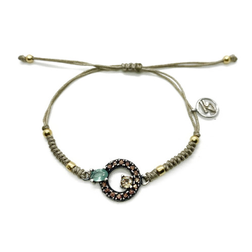 PULSERA TOP SILVER CALCEDÓNIA - PU7096PMA