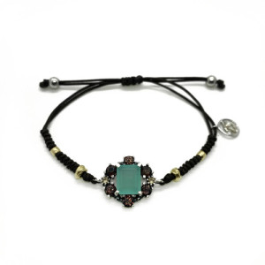 PULSERA TOP SILVER CALCEDÓNIA - PU7018PMA