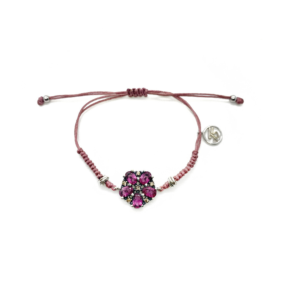 PINK TOP SILVER BRACELET - PU7065PMAR