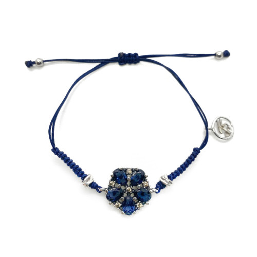BLUE TOP SILVER BRACELET - PU7035PMAB