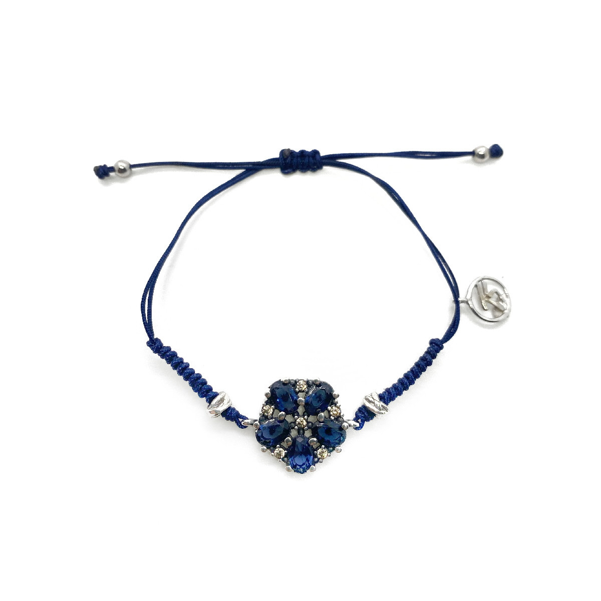 BLUE TOP SILVER BRACELET - PU7035PMAB