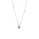 SUPERORO AMETHYST GOLD NECKLACE - A41-MOD1243A-43:03