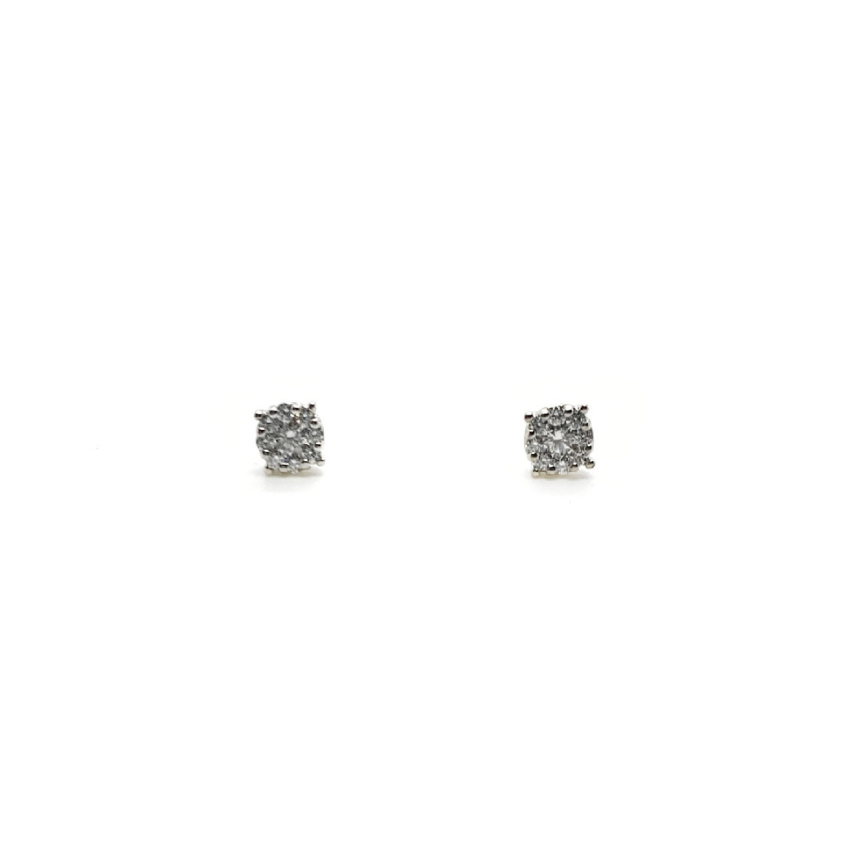 SUPERORO WHITE GOLD DIAMONDS EARRINGS - A50-S10O:01