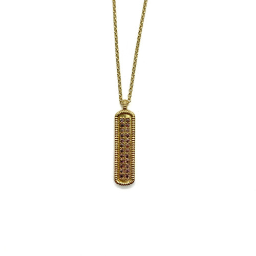 COLLAR PLATADEPALO - WN191G