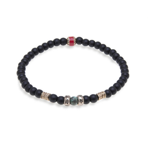 PULSERA PLATADEPALO BOLAS - BB024D T/M