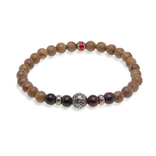 PULSERA PLATADEPALO BOLAS - BB019B T/M