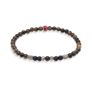 PULSERA PLATADEPALO BOLAS - BB025E T/M