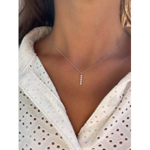 COLLARET SUPERORO OR BLANC I DIAMANTS - A53-C22616W-43:0