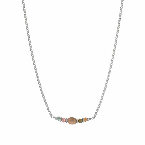 COLLAR ALISIA TURMALINA - AL3484ARGENTO
