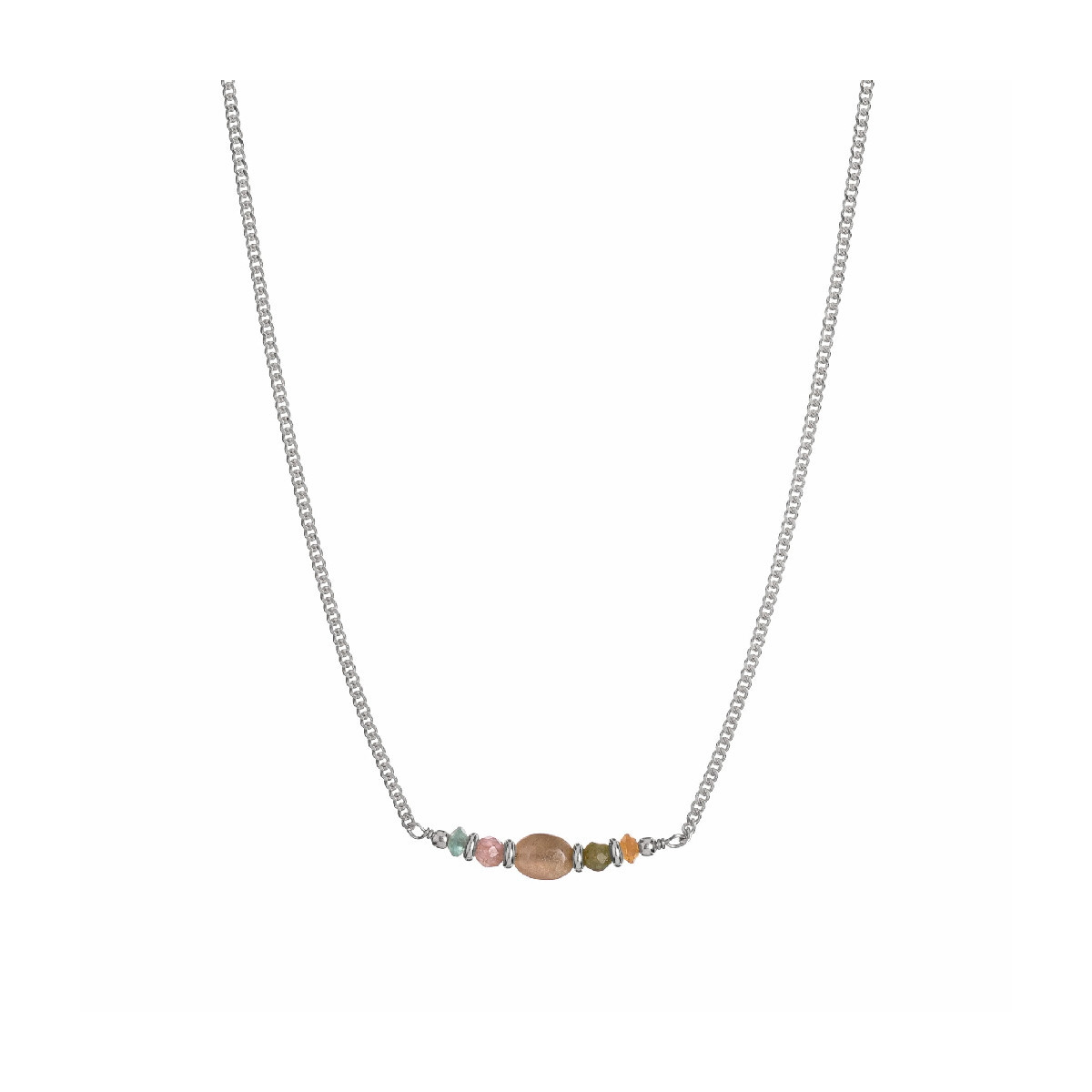 COLLAR ALISIA TURMALINA - AL3484ARGENTO
