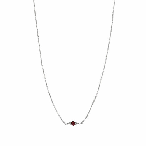 COLLAR ALISIA GRANATE - AL4057ARGENTO GRANAT