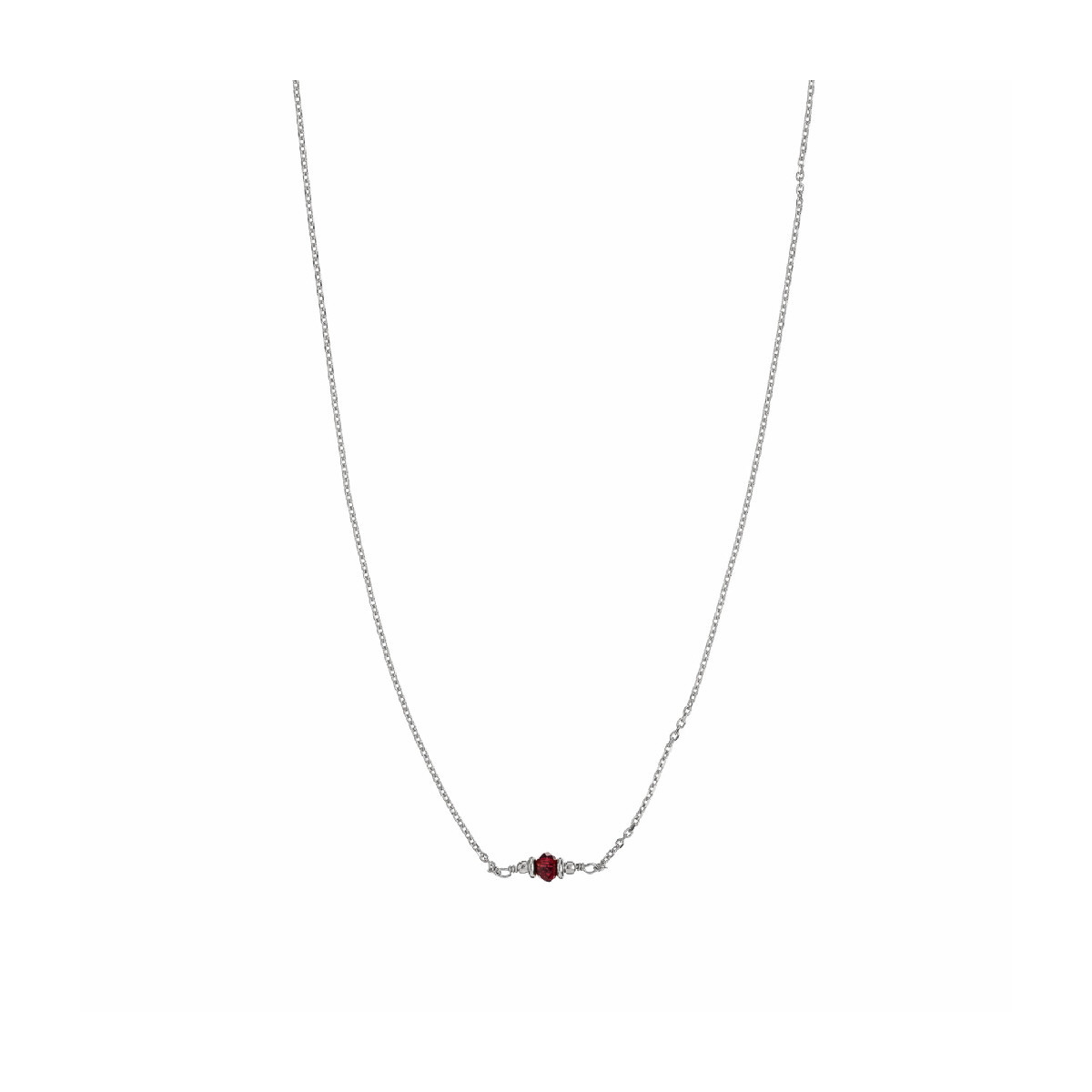 COLLAR ALISIA GRANATE - AL4057ARGENTO GRANAT
