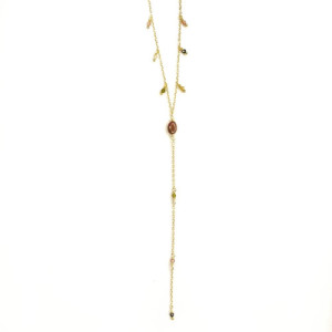 COLLAR ALISIA TURMALINES - AL1708ORO