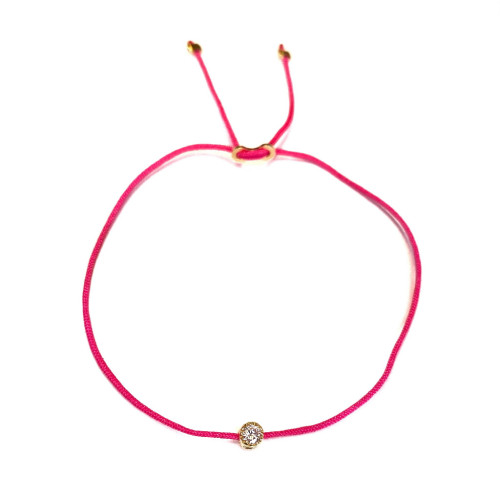 PULSERA ALISIA ROSA FUCSIAORO - AL1482ORO FUXIA