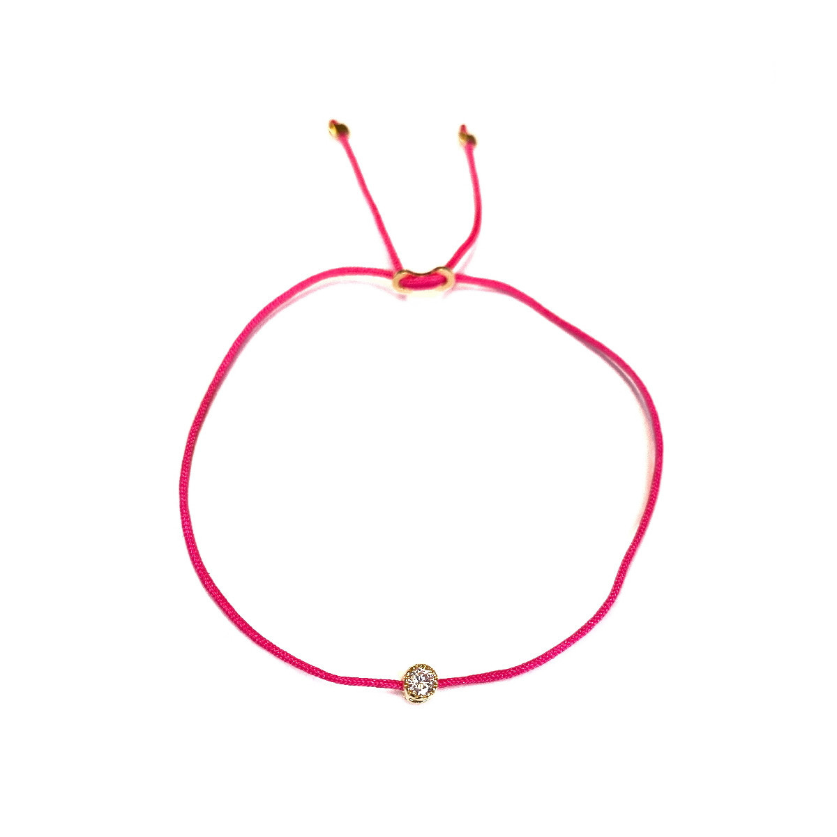 PULSERA ALISIA ROSA FUCSIAORO - AL1482ORO FUXIA