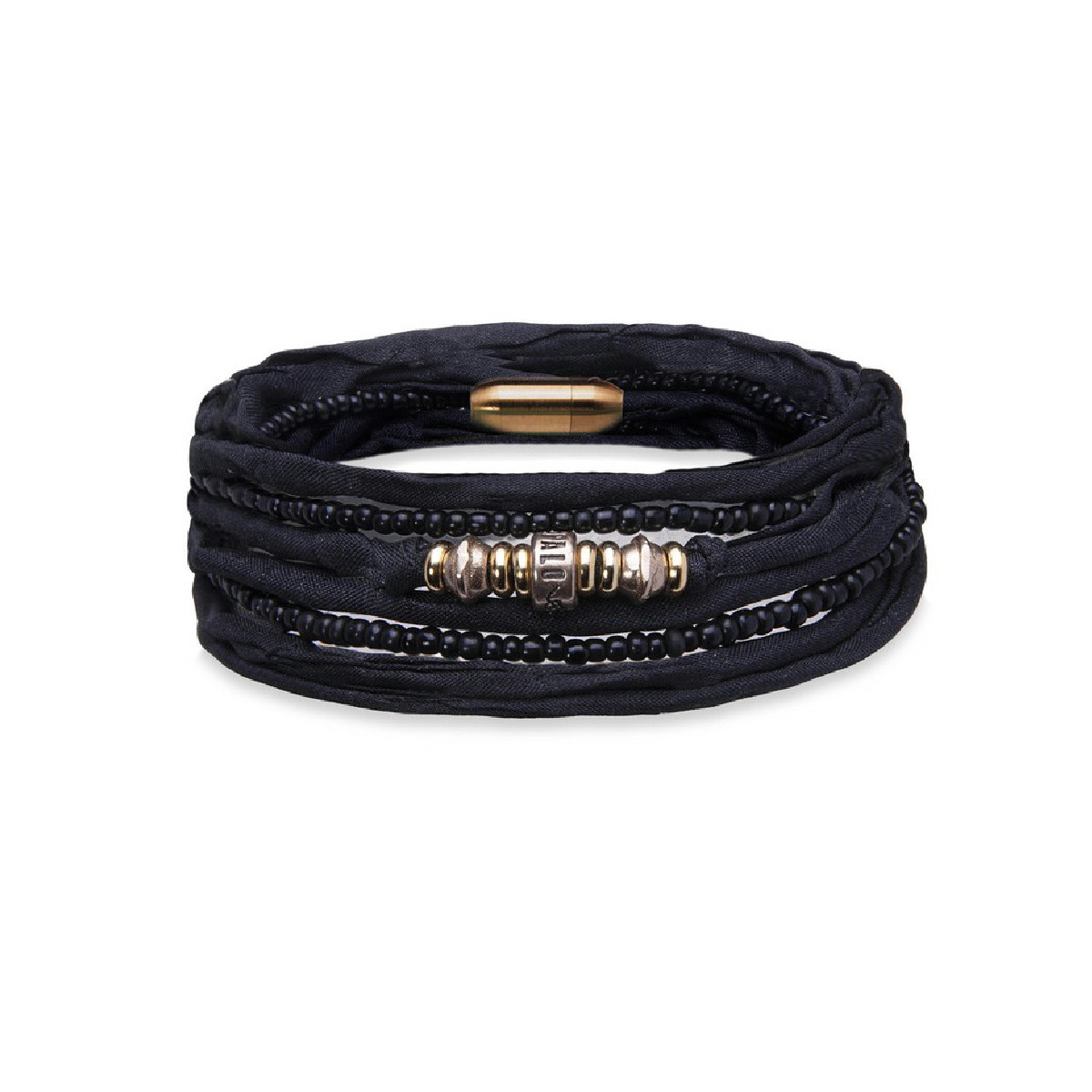 BLACK PLATADEPALO BRACELET - WB444N T/19