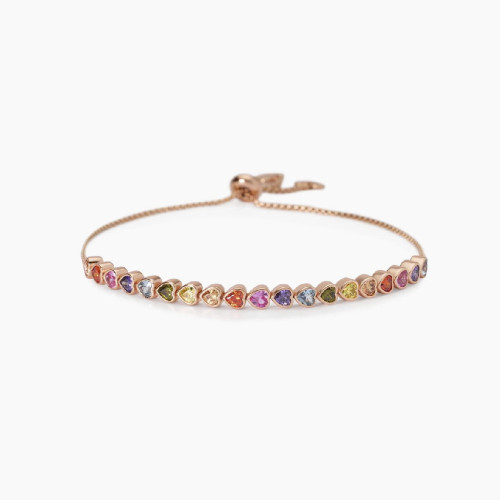 PULSERA RIVIERE MABINA CORAZONES COLOR - 533903