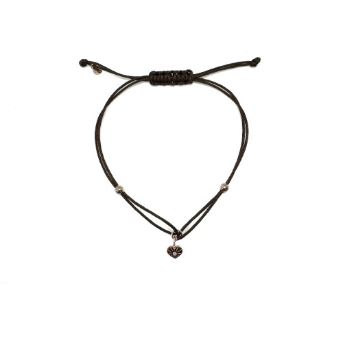 ROSE GOLD DIAMOND HEART EKAN BRACELET - 064343
