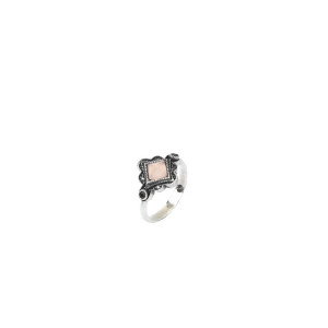 ROSE QUARTZ SUNFIELD RING - AN060992