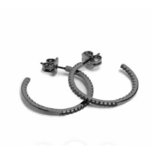 HOOPS LINEARGENT EARRINGS - 18551-N-A