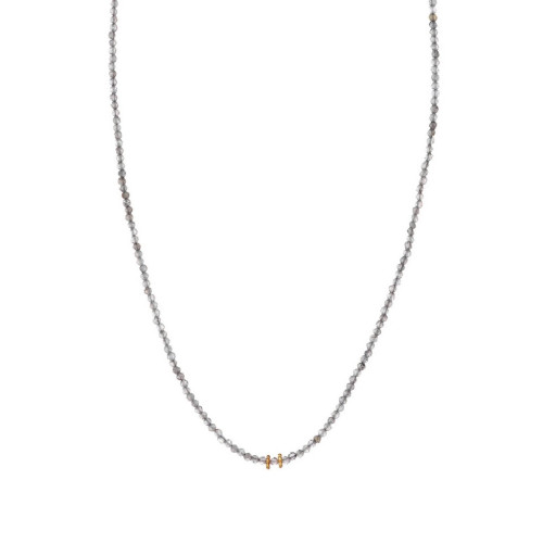 COLLAR ALISIA LABRADORITAS - AL1628ORO LABRADORIT
