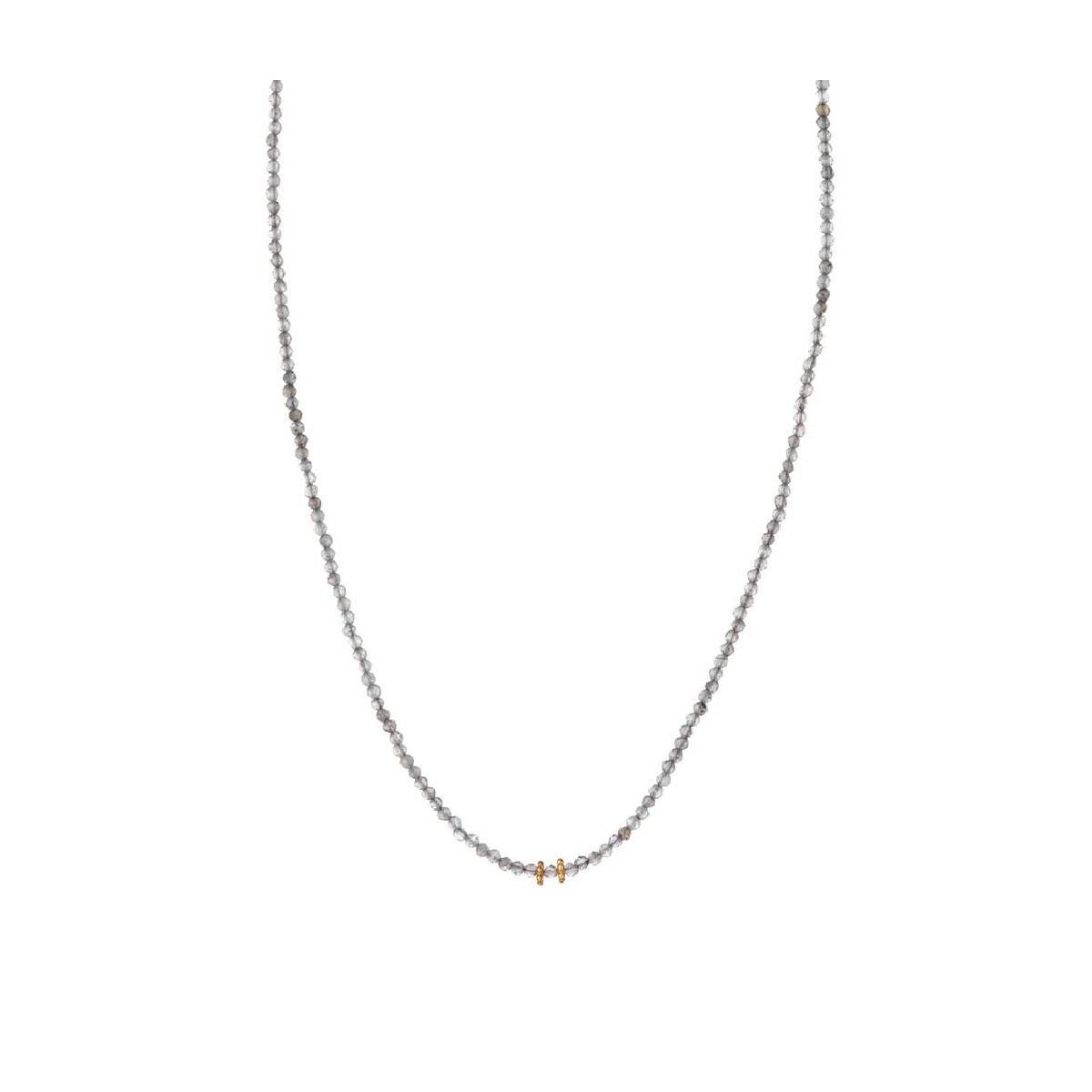 COLLAR ALISIA LABRADORITAS - AL1628ORO LABRADORIT