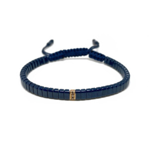 BLUE CERAMIC OROTECH BRACELET - B16-36ZRB
