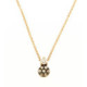 COLLAR PANOS & SAVAS ORO ROSA  DIAMANTES BROWN - N2101
