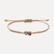 HEART ROSE TOURMALINE SUNFIELD BRACELET - PU065340/26