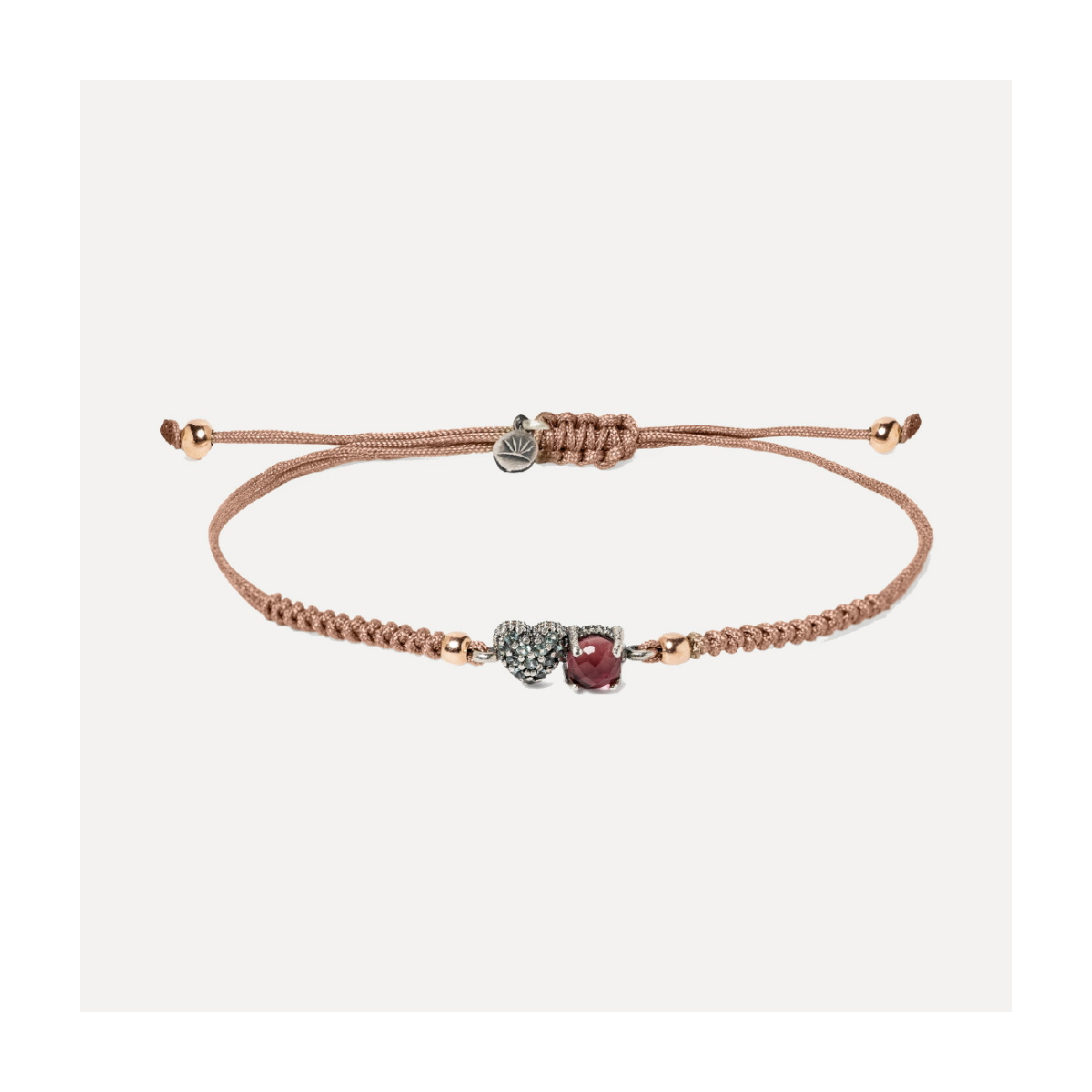 HEART ROSE TOURMALINE SUNFIELD BRACELET - PU065340/26
