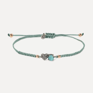 PULSERA SUNFIELD CORAZÓN ÓPALO AZUL - PU065340/49