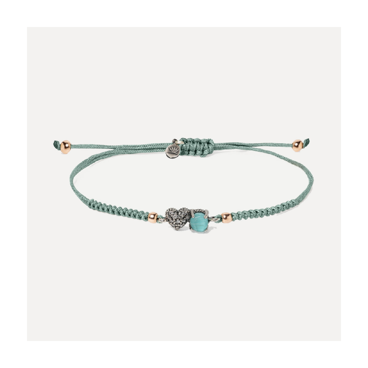 HEART BLUE OPAL SUNFIELD BRACELET - PU065340/49