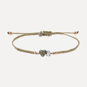 PULSERA SUNFIELD CORAZÓN MARRÓN - PU065341/53