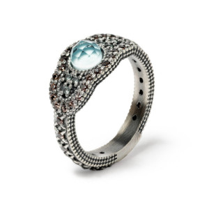 ANILLO SUNFIELD CUARZO AGUAMARINA - AN065150/17